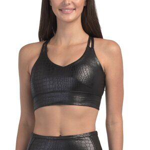 GOTTEX Black Croco Strap Bra